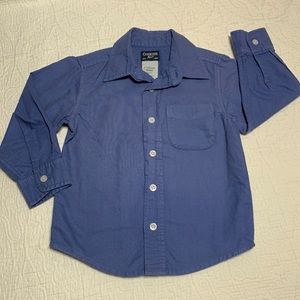3T (4/$20) Denim Blue Casual Button-Down by OshKosh